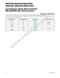 MAX1487CSA+TG068 Datasheet Page 16