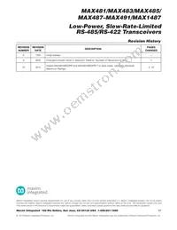 MAX1487CSA+TG068 Datasheet Page 17