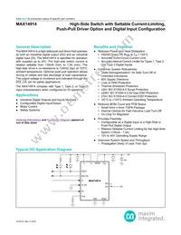 MAX14914ATE+T Datasheet Cover