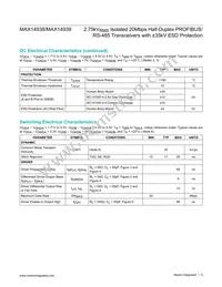 MAX14939GWE+T Datasheet Page 5