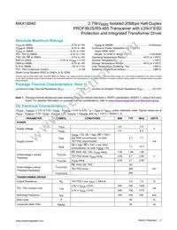 MAX14940GWE+T Datasheet Page 2