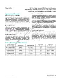 MAX14940GWE+T Datasheet Page 16