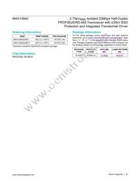 MAX14940GWE+T Datasheet Page 20