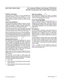 MAX14942GWE+T Datasheet Page 17