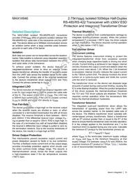 MAX14946EWE+T Datasheet Page 15