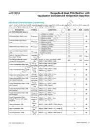 MAX14954ETO+T Datasheet Page 4