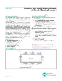 MAX14980ETO+ Datasheet Cover