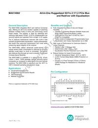 MAX14982ETO+T Datasheet Cover