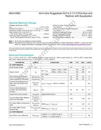 MAX14982ETO+T Datasheet Page 2