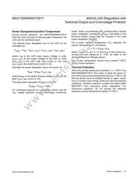 MAX15011ATJ+T Datasheet Page 19