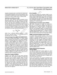 MAX15016AATX+T Datasheet Page 16