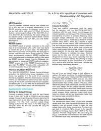 MAX15016AATX+T Datasheet Page 17