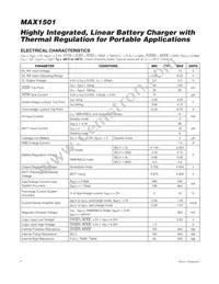 MAX1501ETE/V+T Datasheet Page 4