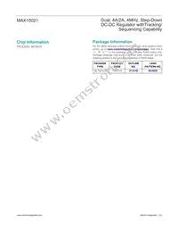 MAX15021ATI+T Datasheet Page 23