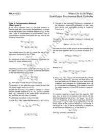 MAX15023ETG/V+T Datasheet Page 21