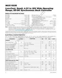 MAX15026BETD+C91 Datasheet Page 2