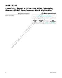 MAX15026BETD+C91 Datasheet Page 22