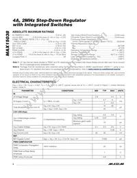 MAX15038ETG+T Datasheet Page 2
