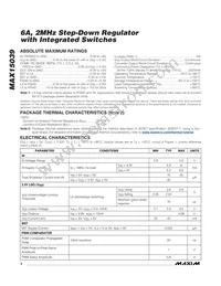 MAX15039ETG+T Datasheet Page 2