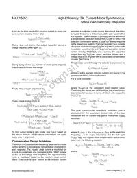 MAX15053AEWL+T Datasheet Page 15