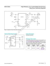 MAX15053AEWL+T Datasheet Page 20