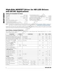 MAX15054AUT+T Datasheet Page 2