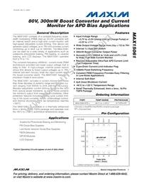 MAX15061ATE+T Datasheet Cover