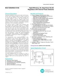 MAX15066EWE+TG1D Datasheet Cover