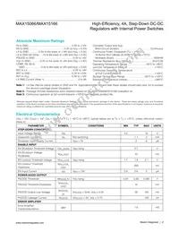 MAX15066EWE+TG1D Datasheet Page 2