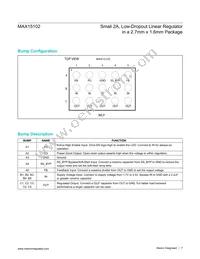 MAX15102EWL+T Datasheet Page 7