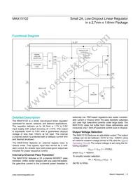 MAX15102EWL+T Datasheet Page 8