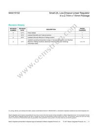 MAX15102EWL+T Datasheet Page 11