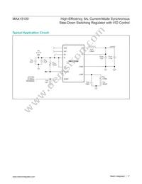 MAX15109EWP+T Datasheet Page 17