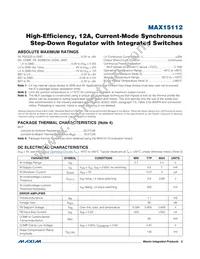 MAX15112EWG+T Datasheet Page 2