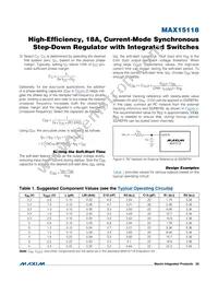 MAX15118EWI+T Datasheet Page 20