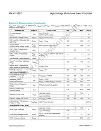 MAX15158ZATJ+ Datasheet Page 5