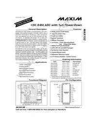 MAX152CAP+T Datasheet Cover
