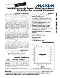 MAX1533AETJ+TG075 Datasheet Cover