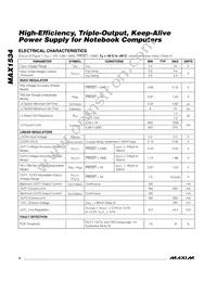 MAX1534ETE+T Datasheet Page 4