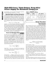 MAX1534ETE+T Datasheet Page 12