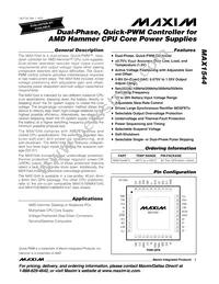 MAX1544ETL+TG51 Datasheet Cover