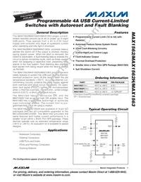 MAX1563ETC+TGC1 Datasheet Cover