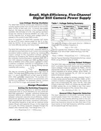 MAX1565ETJ+ Datasheet Page 17