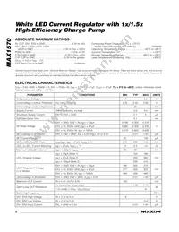 MAX1570ETE+T Datasheet Page 2