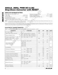 MAX1572ETC180+T Datasheet Page 2