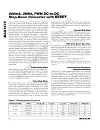 MAX1572ETC180+T Datasheet Page 8