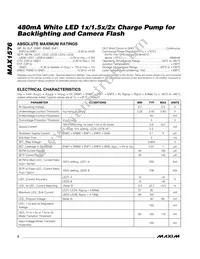 MAX1576ETG+T Datasheet Page 2