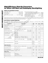 MAX1582ETC+T Datasheet Page 2