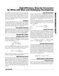 MAX1582ETC+T Datasheet Page 7