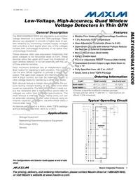 MAX16008TP+T Datasheet Cover